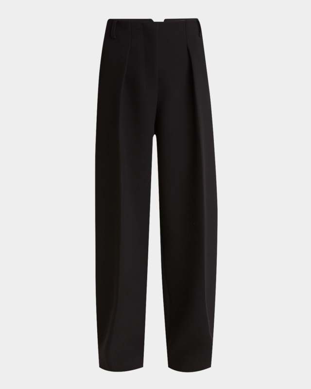 Ovalo Pleated Wide-Leg Pants